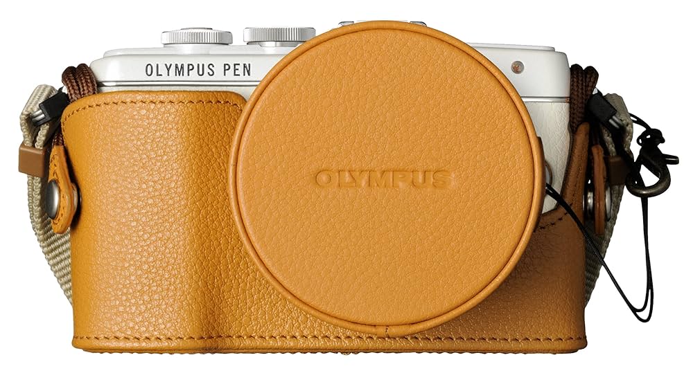 (未使用･未開封品)　OLYMPUS 14-42mm EZレンズ用 本革レンズジャケット ライトブラウン LC-60.5GL LBR f4u0baa Amazon | OM SYSTEM/オリンパス OLYMPUS 14-42mm EZレンズ用 本
